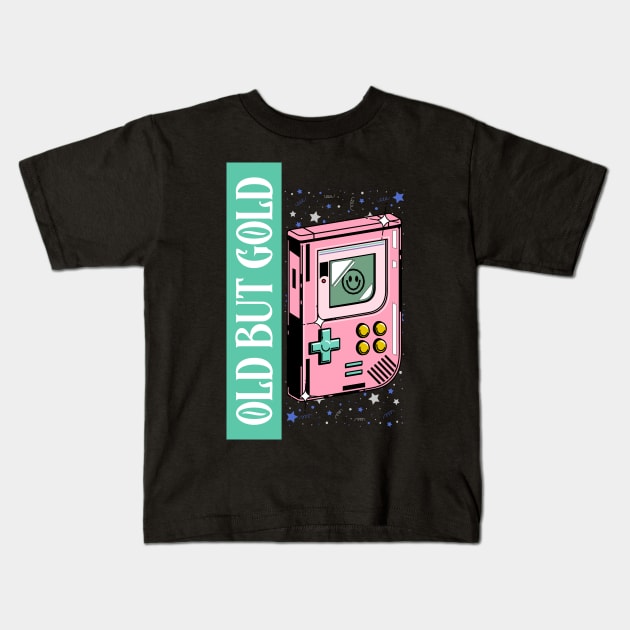 Old But Gold Design Kids T-Shirt by ArtPace